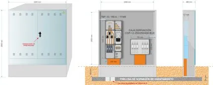 NA05101 GRA-2550_2200 EQUIPADO TMF-10 160A 111KW + CAJA DERIVACION